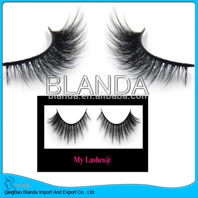 3D volume eyelash silk eyelashes, 3D synthetic mink lashes, 3D Fake mink lashes