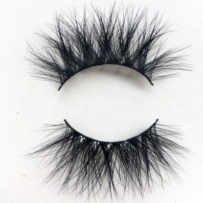 High-quality Hand-made 3D Black Mink eyelashes Made of 100% Safe material full strip Nature Fluffy Long Soft lashes