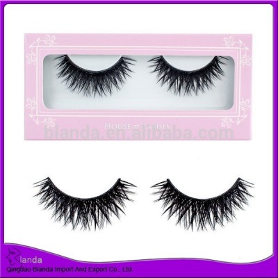 False eyelash 100 human hair lashes