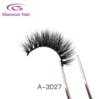 Hot sale lovely 3d mink eyelashes with own logo custom package