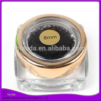 Best quality single eyelash with custom logo jar package