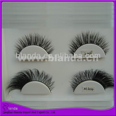 Fashion eyelash real mink lash strip, false eyelashes