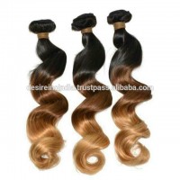 Best Quality Grade 6A Peruvian Virgin Hair Extension,Wholesale Ombre Hair Extension